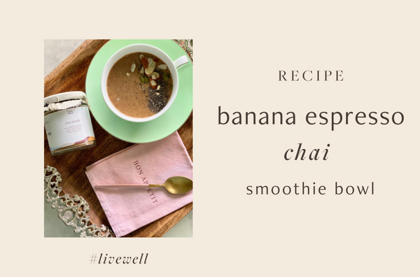 Banana Espresso Chai Smoothie